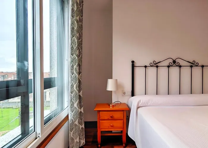 公寓 Desconectaengalicia Lanzada 85m Playa 桑亨霍